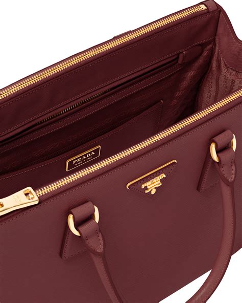 prada saffiano medium measurements|Prada saffiano leather handbag.